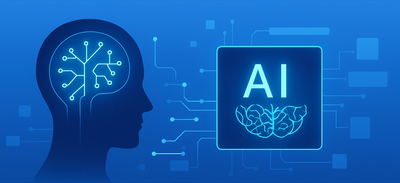 Head Silhouette towards AI